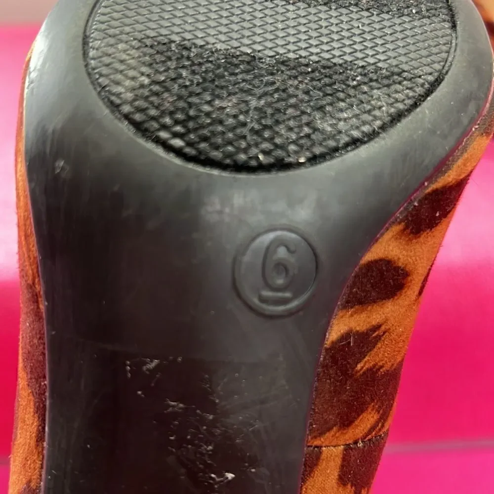 A New Day Leopard Print 3” Heels Size 6